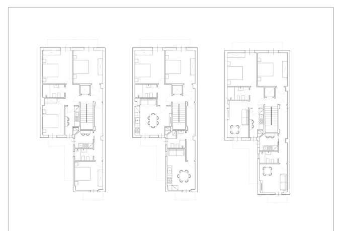 convert your sketch into professional autocad 2d drawing